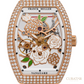 Franck Muller Vanguard Rose Skeleton 18k Rose Gold Diamond-Pave Automatic