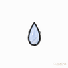 Anil Arjandas Jewels: Blue Lace Agate Pear-Shaped Statement Ring