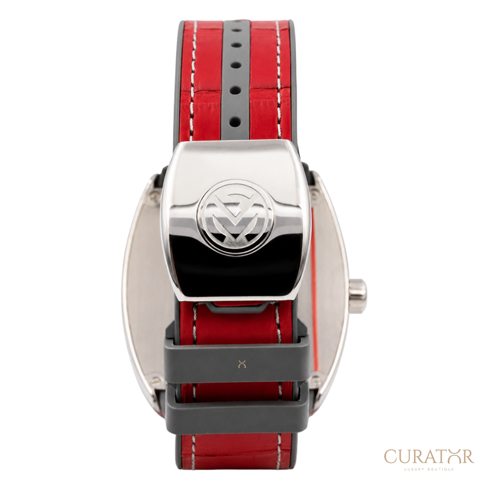 Franck Muller Vanguard Master Banker Stainless Steel "Ergal Red" Automatic