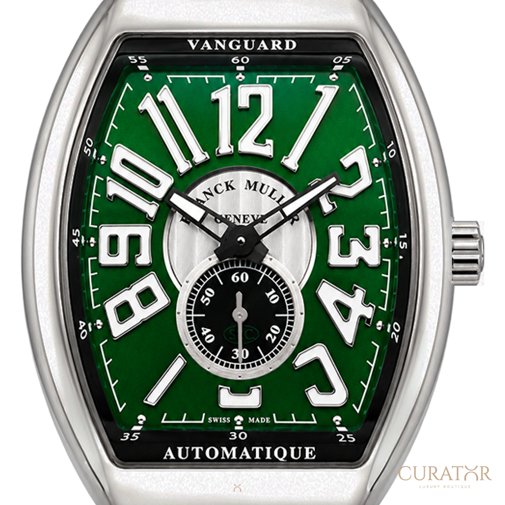 Franck Muller Vanguard Slim Small Seconds Vintage Green