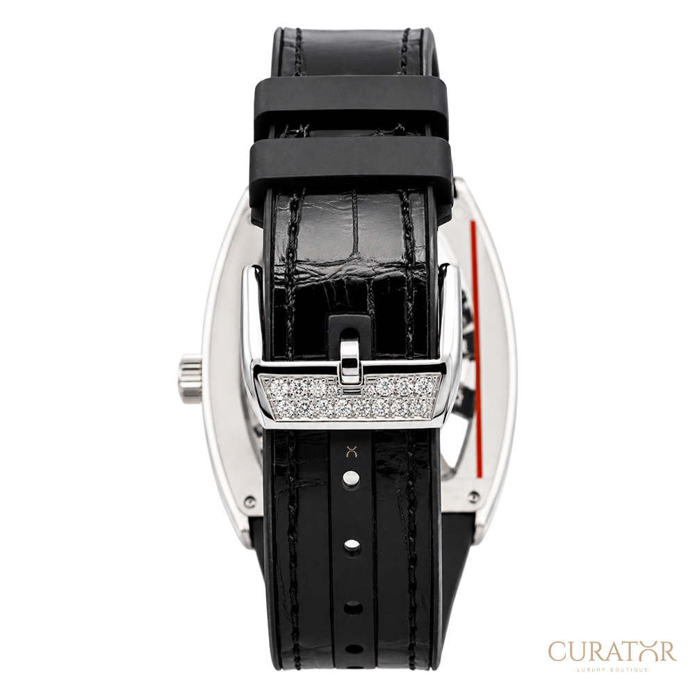 Franck Muller Vanguard 7-Days Power Reserve Skeleton Diamond & Black