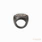 Anil Arjandas Jewels: Rose Cut Flat Pumped Ring – Icy Brown