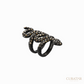 Anil Arjandas Jewels: Rose Cut Snake Wrap Ring – Icy Brown