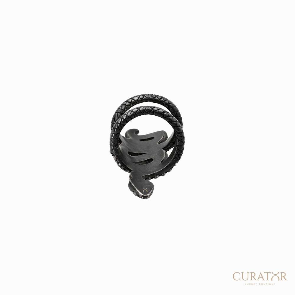 Anil Arjandas Jewels: Rose Cut Snake Wrap Ring – Icy Brown