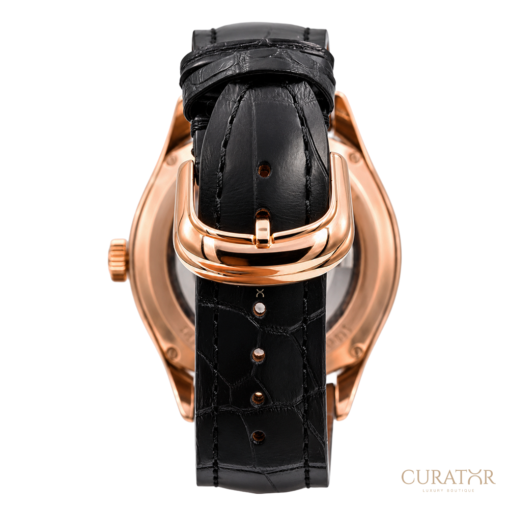 Franck Muller Round Slim Rose Gold Black Dial