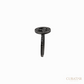 Anil Arjandas Jewels: Matte Black Oxidized Diamond Peace Sign Ring