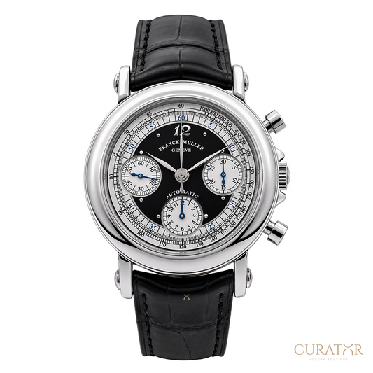 Franck Muller Round Chronograph 18K White Gold 39mm