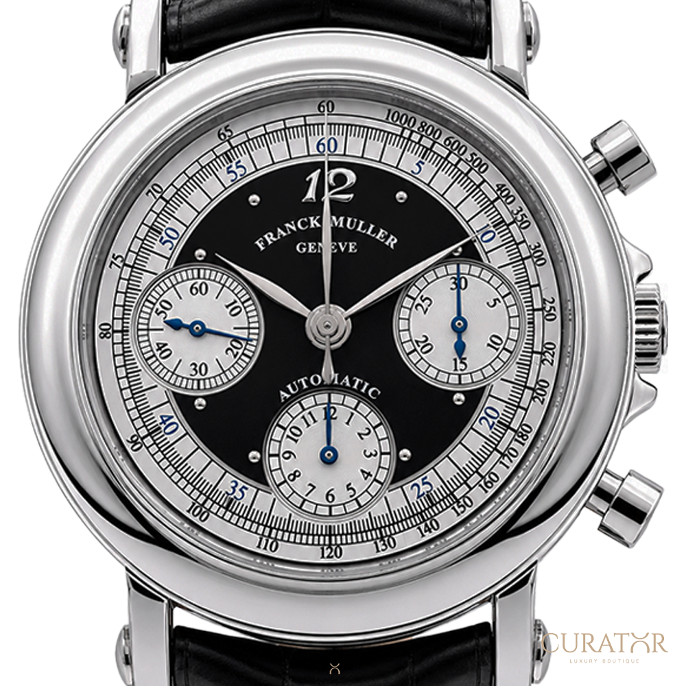 Franck Muller Round Chronograph 18K White Gold 39mm
