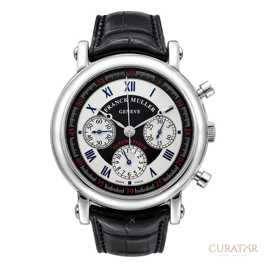 Franck Muller Round Chronograph 18K White Gold 39mm