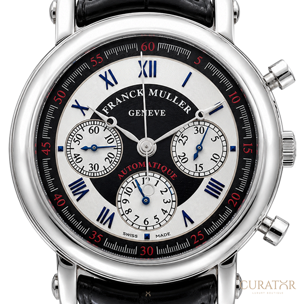 Franck Muller Round Chronograph 18K White Gold 39mm