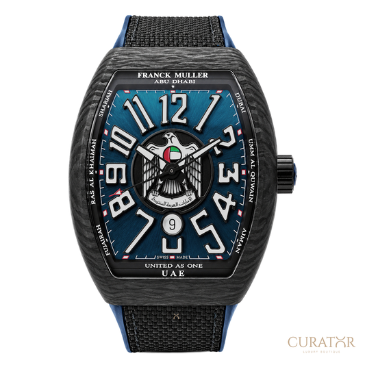 Franck Muller Vanguard UAE Limited Edition Carbon Blue