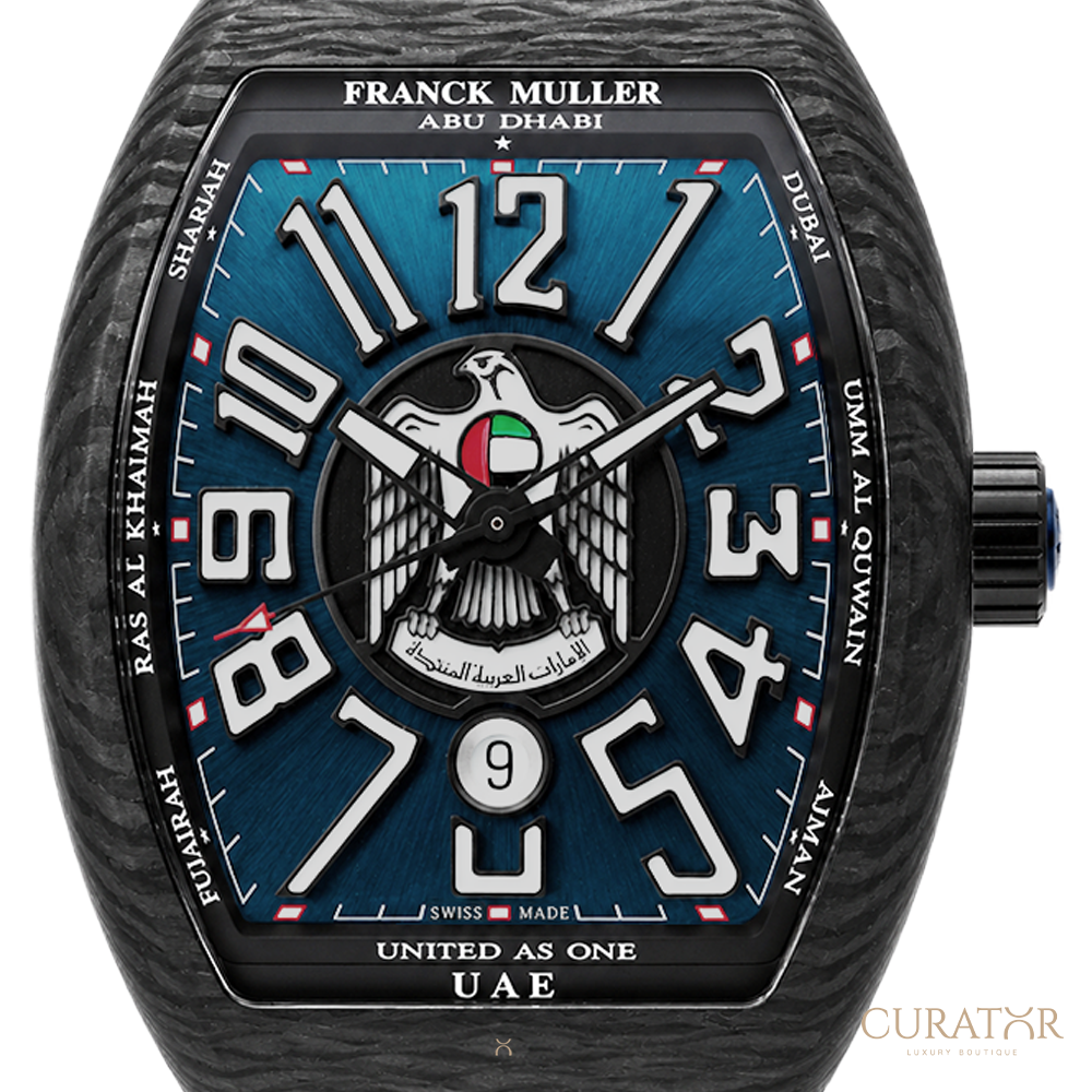 Franck Muller Vanguard UAE Limited Edition Carbon Blue