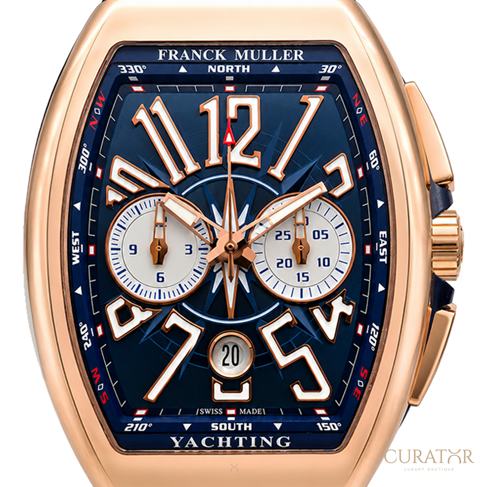 Franck Muller Vanguard Yachting Chronograph 18K Rose Gold