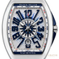 Franck Muller Vanguard Yachting Steel White & Blue Dial