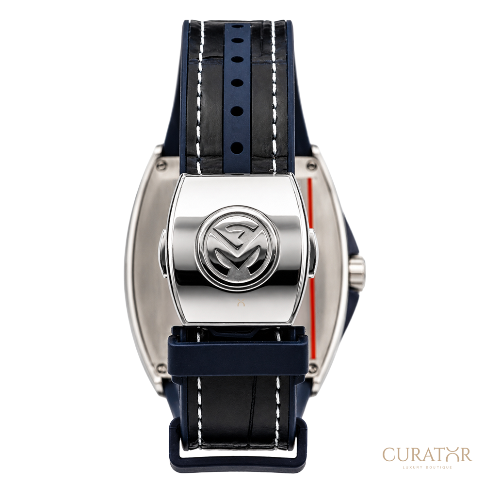 Franck Muller Vanguard Yachting Steel White & Blue Dial