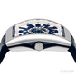 Franck Muller Vanguard Yachting Steel White & Blue Dial