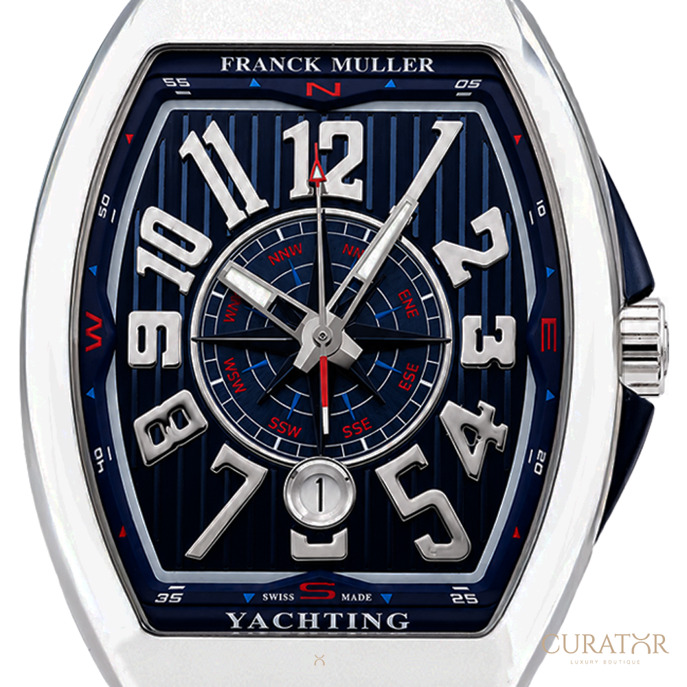 Franck Muller Vanguard Yachting Anchor Blue Dial
