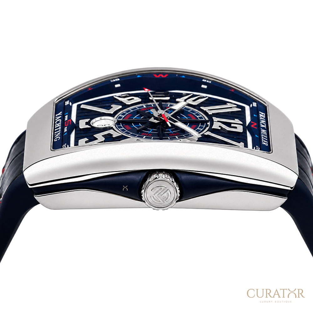 Franck Muller Vanguard Yachting Anchor Blue Dial