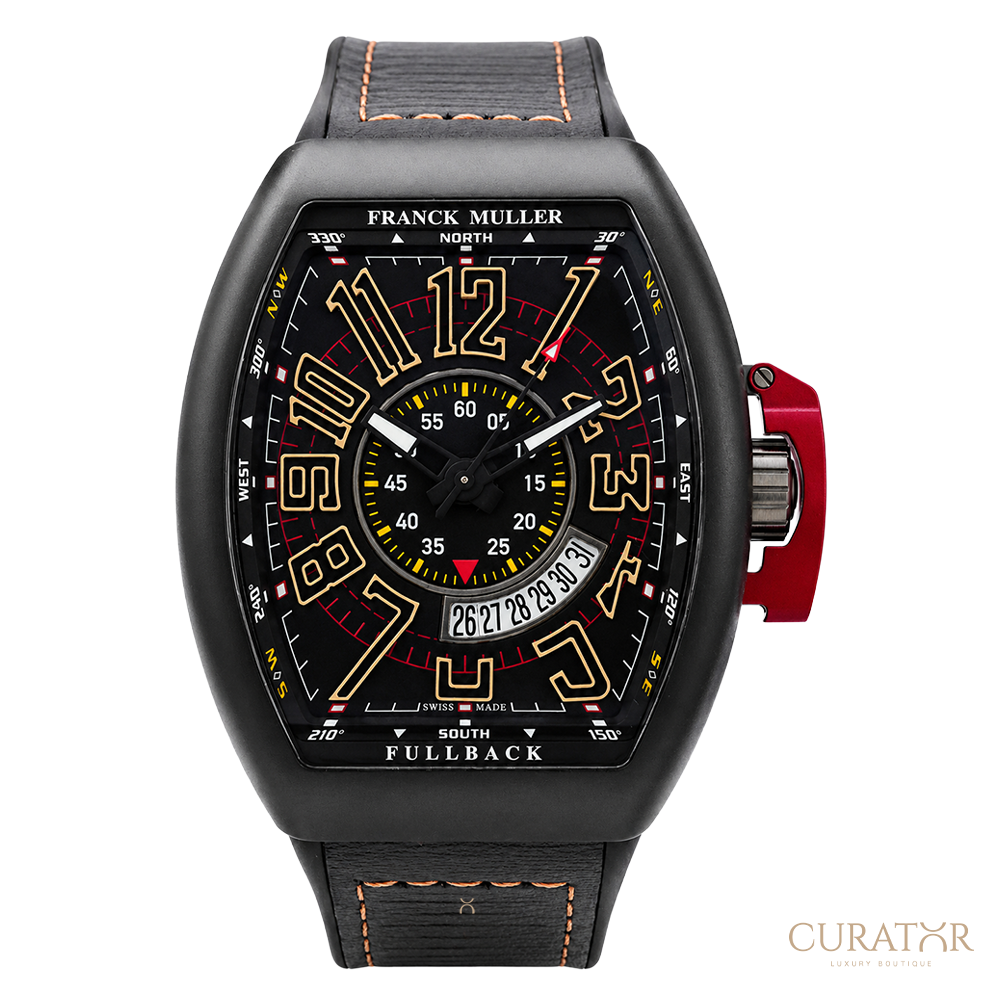 Franck Muller Vanguard Fullback Titanium Black Dial