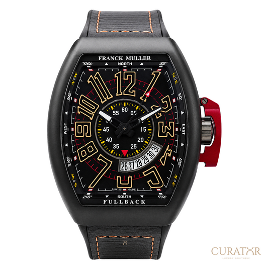 Franck Muller Vanguard Fullback Titanium Black Dial