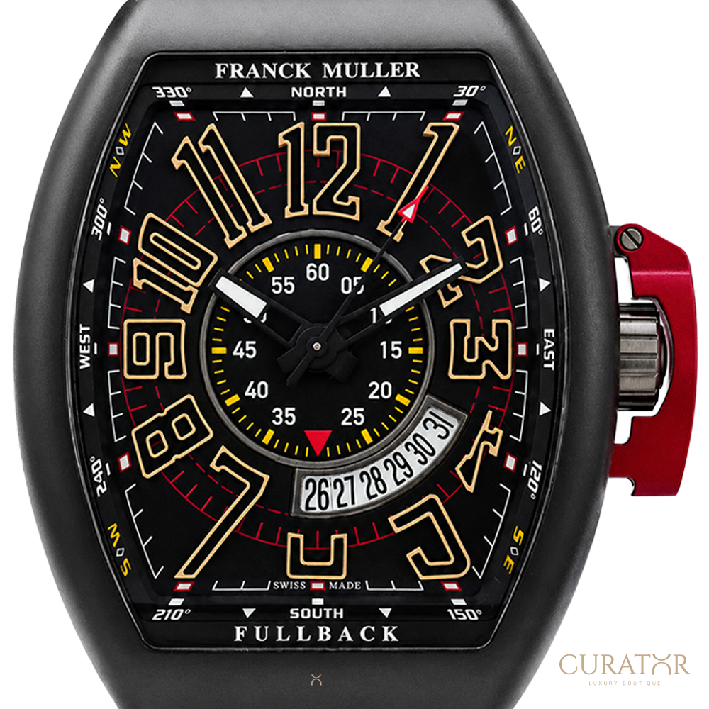 Franck Muller Vanguard Fullback Titanium Black Dial