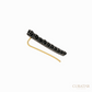 Anil Arjandas Jewels: Matte Black Oxidized Black Diamond Degradé Large Earring