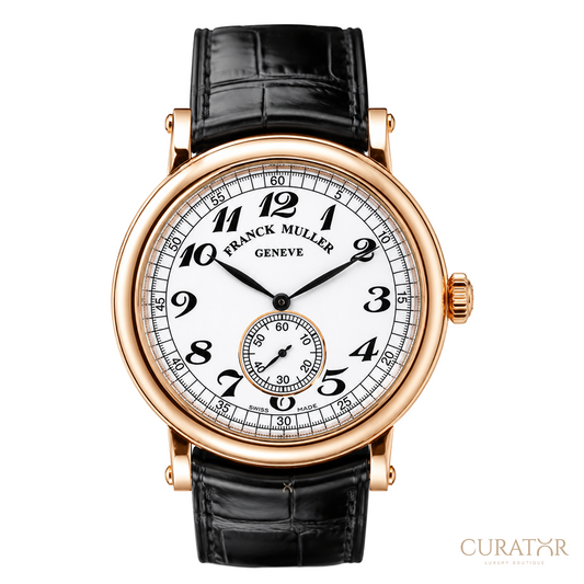 Franck Muller Round Vintage Liberty 18K Rose Gold Mechanical Watch