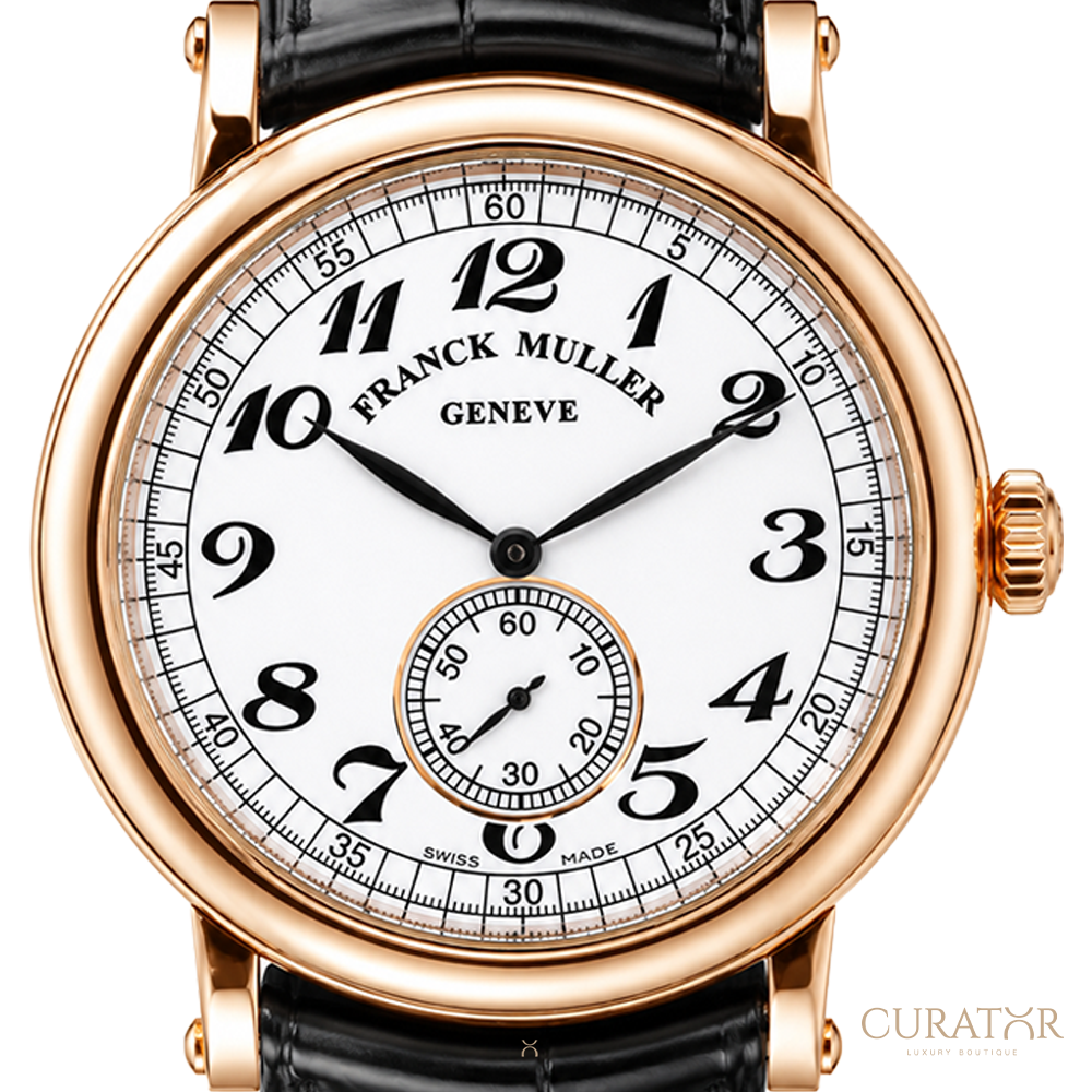 Franck Muller Round Vintage Liberty 18K Rose Gold Mechanical Watch