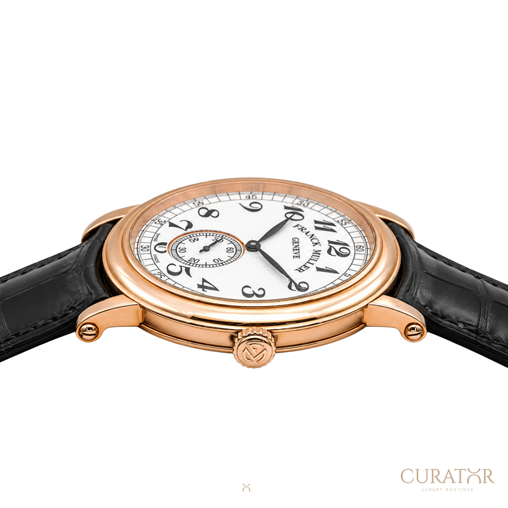 Franck Muller Round Vintage Liberty 18K Rose Gold Mechanical Watch