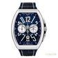 Franck Muller Vanguard Yachting Chronograph Stainless Steel Blue Dial Watch