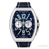 Franck Muller Vanguard Yachting Chronograph Stainless Steel Blue Dial Watch