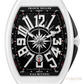 Franck Muller Vanguard Yachting White Ceramic Black Dial Watch