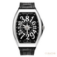 Franck Muller Vanguard Yachting Crazy Hours Stainless Steel Black Dial Watch