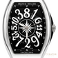 Franck Muller Vanguard Yachting Crazy Hours Stainless Steel Black Dial Watch