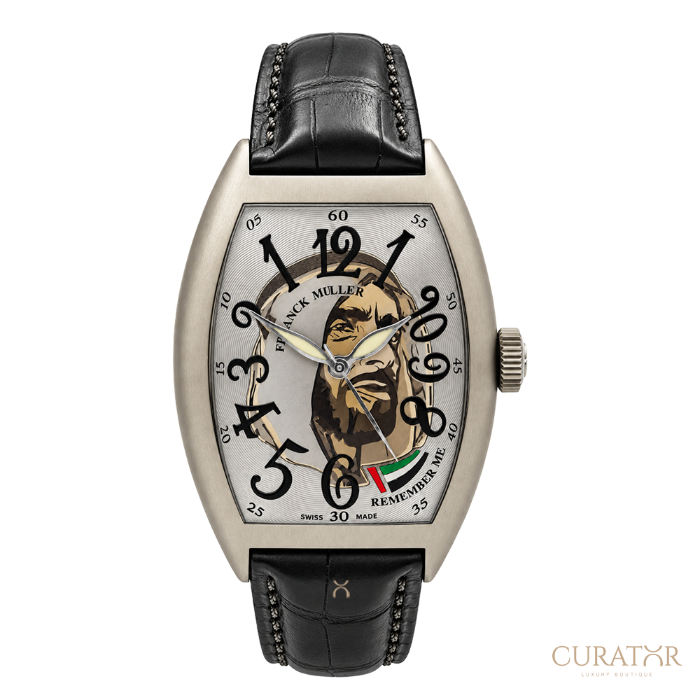 Franck Muller Cintrée Curvex "Remember Me" Year of Zayed Limited Edition Titanium Watch