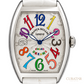 Franck Muller Color Dreams Stainless Steel Silver Dial White Strap Watch
