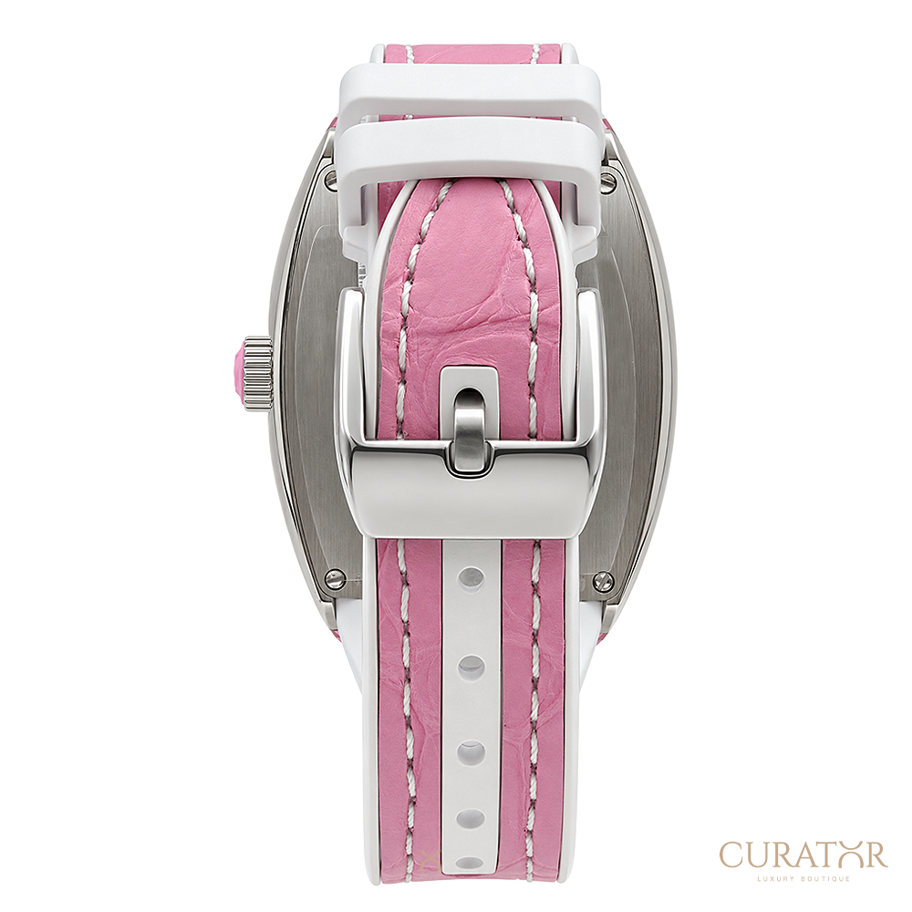 Franck Muller Vanguard Lady Smurfette Flower Limited Edition Stainless Steel Watch