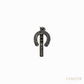 Anil Arjandas Jewels: Matte Black Oxidized Diamond Horseshoe Charm Ring