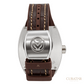 Franck Muller Vanguard Casablanca Stainless Steel Beige Dial Dark Brown Strap Watch