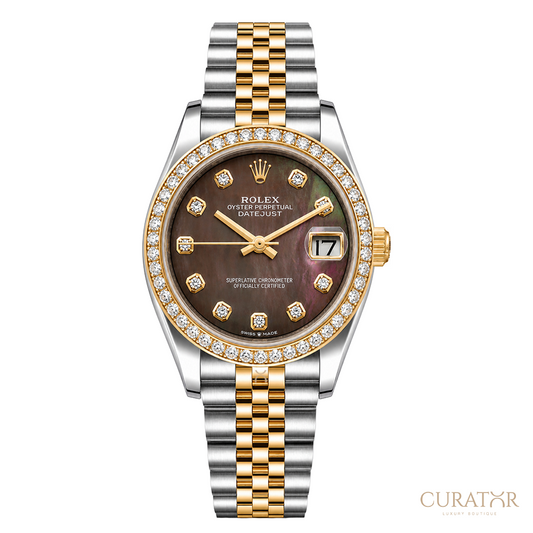 Rolex Datejust 31 Diamond Bezel Everose Rolesor