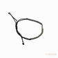 Anil Arjandas Jewels: Hamsa Black Silver Beaded Drawstring Bracelet