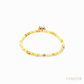 Anil Arjandas Jewels: Yellow Opal & Diamond Insignia Charm Stretch Bracelet