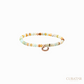 Anil Arjandas Jewels: Multi-Stone & Diamond Horseshoe Medium Charm Stretch Bracelet