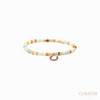 Anil Arjandas Jewels: Multi-Stone & Diamond Horseshoe Medium Charm Stretch Bracelet
