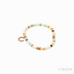 Anil Arjandas Jewels: Multi-Stone & Diamond Horseshoe Medium Charm Stretch Bracelet