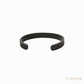 Anil Arjandas Jewels: Engraved Oxidized Silver & 18K Rose Gold Evil Eye Cuff
