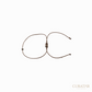 Anil Arjandas Jewels: Black Diamond Mini Ball Brown Cord Adjustable Drawstring Bracelet