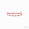 Anil Arjandas Jewels: 15 White Gold Macrame Red Cord Bracelet