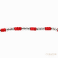 Anil Arjandas Jewels: 15 White Gold Macrame Red Cord Bracelet