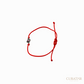Anil Arjandas Jewels: Evil Eye Oxidized Sterling Silver Red Cord Bracelet
